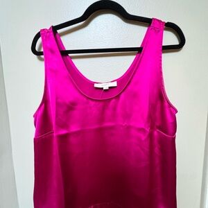 LOFT Fuchsia Satin Camisole